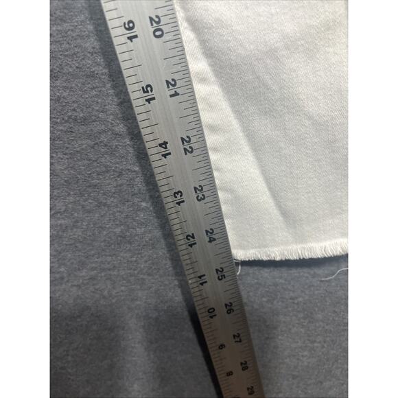 Joe's Womens Mid Rise Skinny Ankle Raw Hem White Size 24 Jeans - Picture 5 of 10